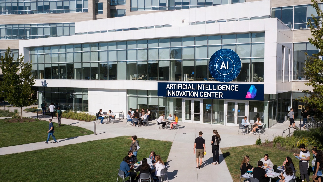 Studierende recherchieren neue Studiengänge und Trends